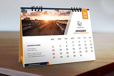 DESK CALENDAR - DESIGN 01